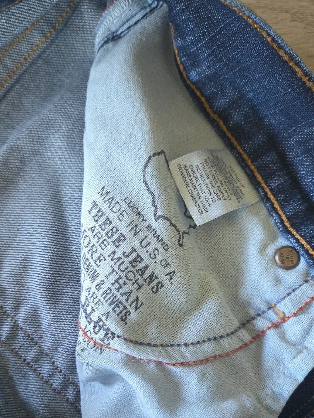 Lucky Brand Size 0/25. Sienna Cigarette. - Picture 4 of 7